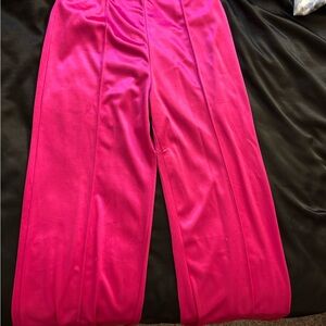 Vibrant Pink Wide-Leg Pants